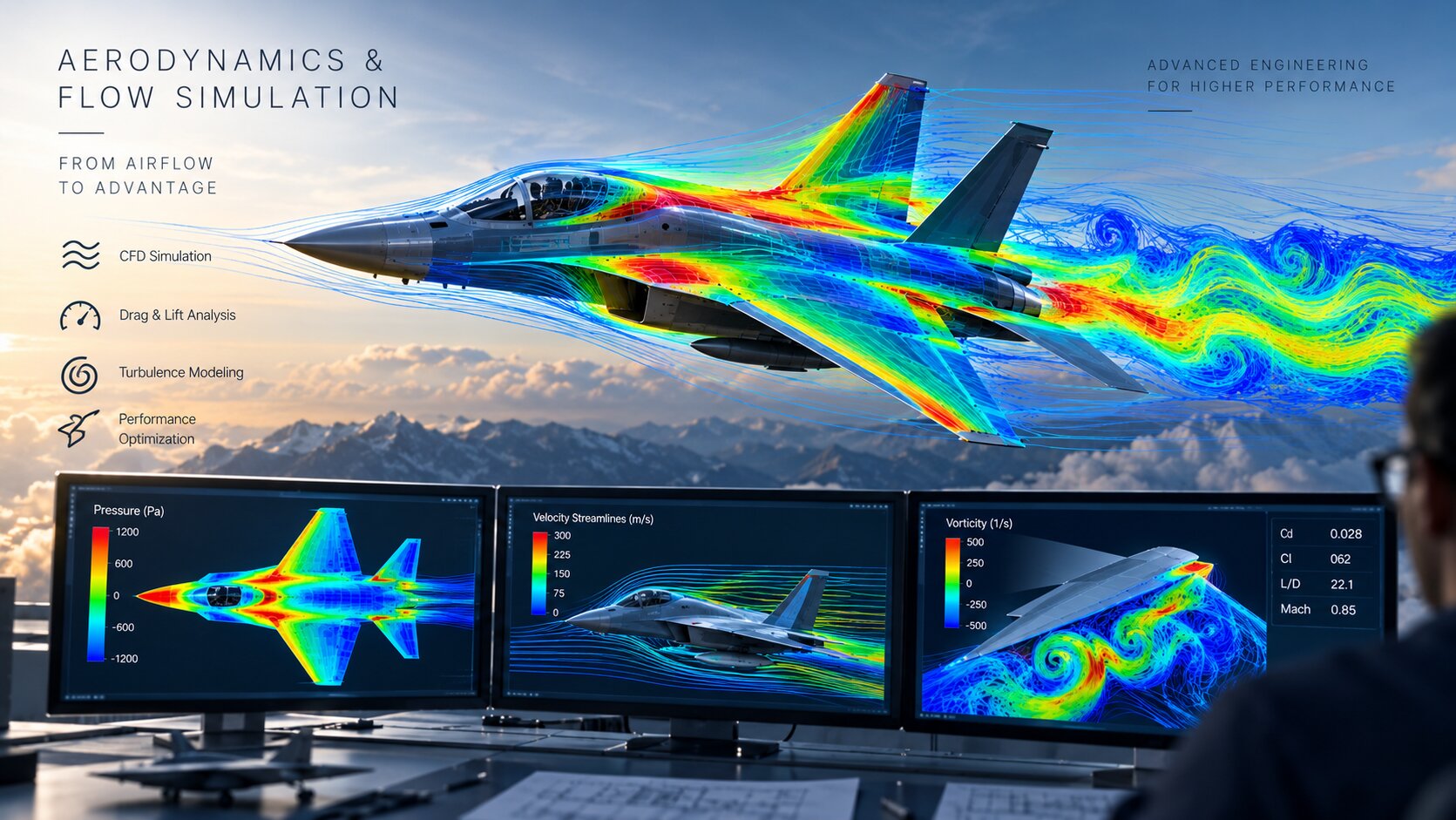 Aerodynamics & Flow Simulation