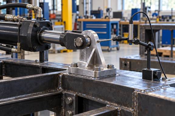 A controlled physical test captures the behaviour of the real specimen, fixture and measurement setup.